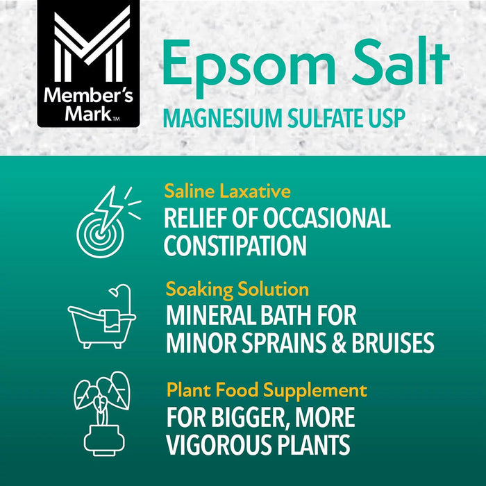Member's Mark Epsom Salt, 7 lbs., 2 pk.