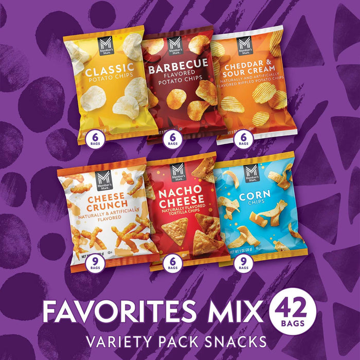 Member's Mark Favorites Variety Pack Chips, 1 oz., 42 pk.