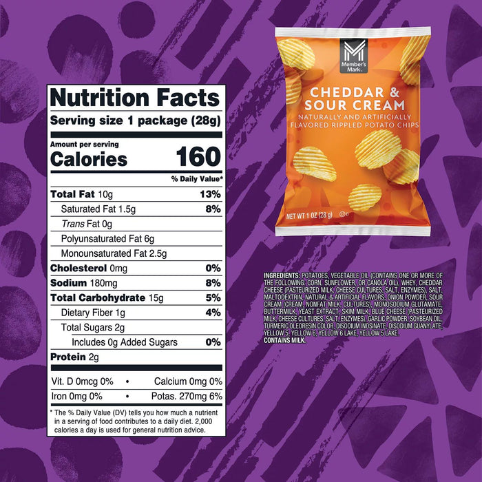 Member's Mark Favorites Variety Pack Chips, 1 oz., 42 pk.