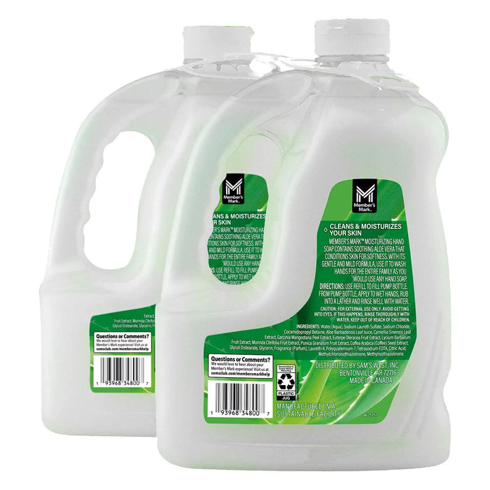 Member's Mark Moisturizing Hand Soap Refill, Aloe Vera, 80 fl. oz., 2 pk.