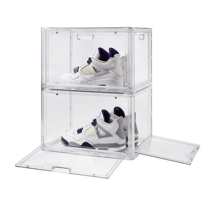 Member's Mark Stackable Shoe Box and Organizer, 4 Pack