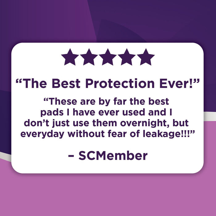 Member's Mark Total Protection Overnight Pad for Women 120 ct.