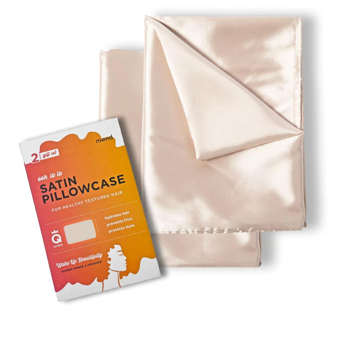 Mend by NIGHT Satin Beauty Pillowcase, Choose Color and Size, 2 pk.