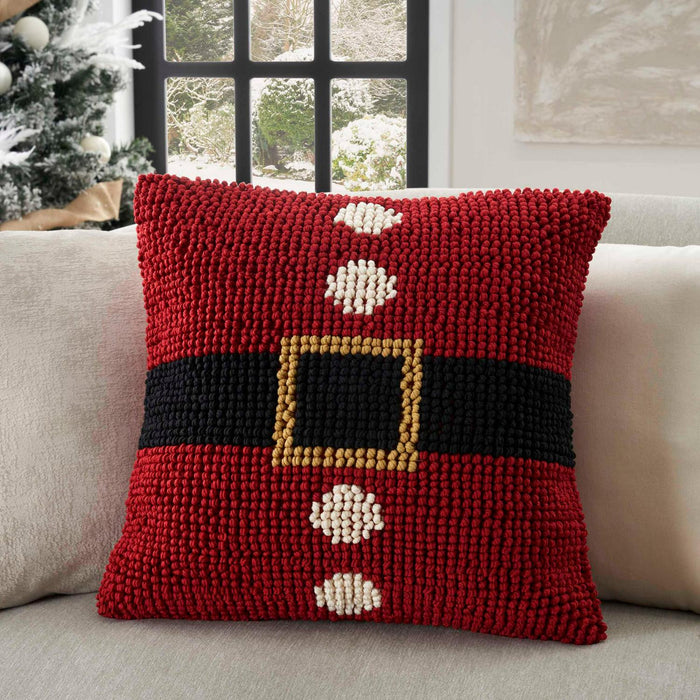 Mina Victory Loop Holiday Pillow, 22 x 22