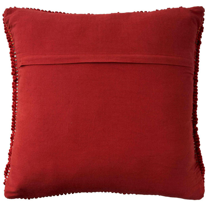 Mina Victory Loop Holiday Pillow, 22 x 22