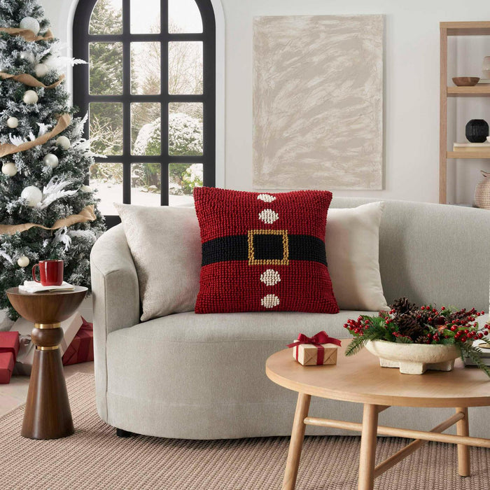 Mina Victory Loop Holiday Pillow, 22 x 22