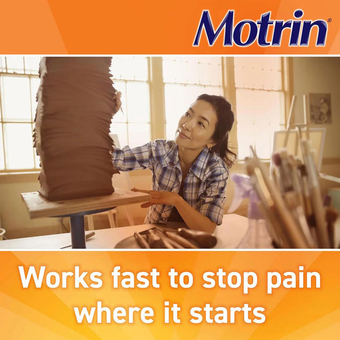 Motrin IB Pain Reliever Caplets, 200 mg Ibuprofen, 300 ct.