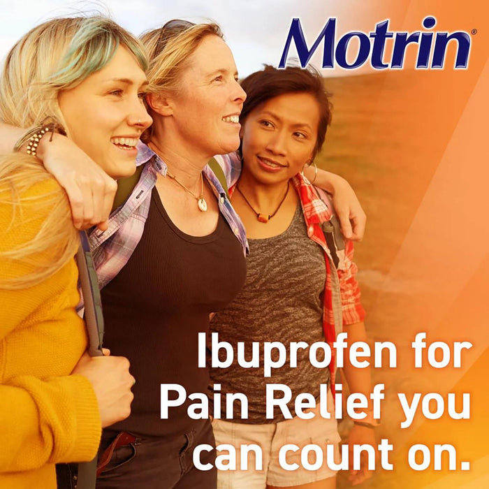 Motrin IB Pain Reliever Caplets, 200 mg Ibuprofen, 300 ct.