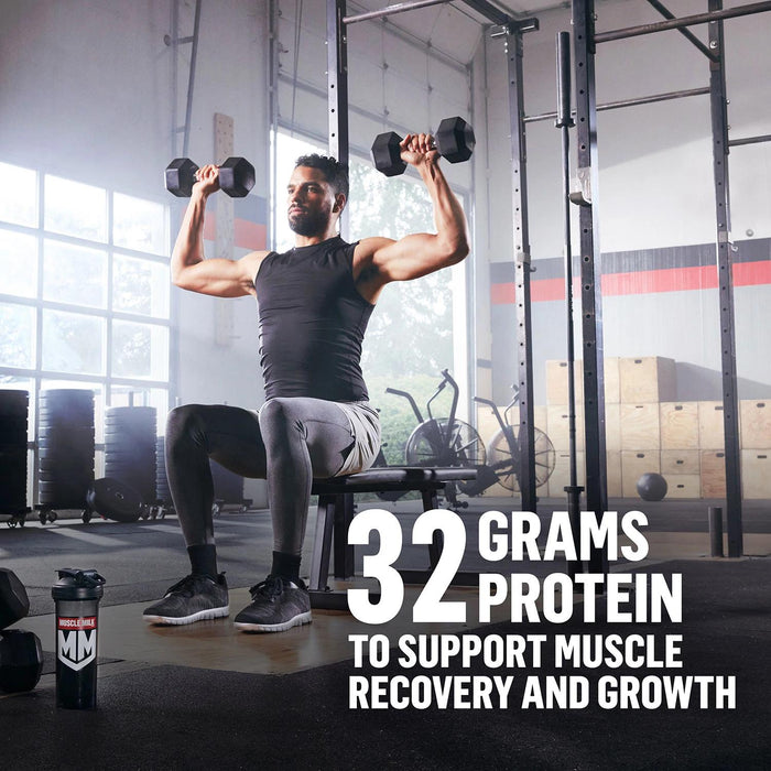 Muscle Milk Genuine 32g Whey Protein Powder, Chocolate 2.47 lbs.