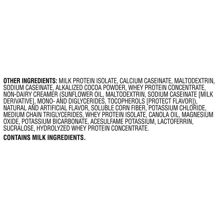 Muscle Milk Pro Series 50g Whey Protein Powder, Knockout Chocolate 2.54 lbs.