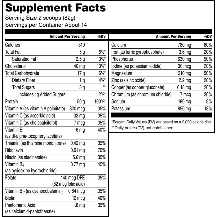 Muscle Milk Pro Series 50g Whey Protein Powder, Knockout Chocolate 2.54 lbs.