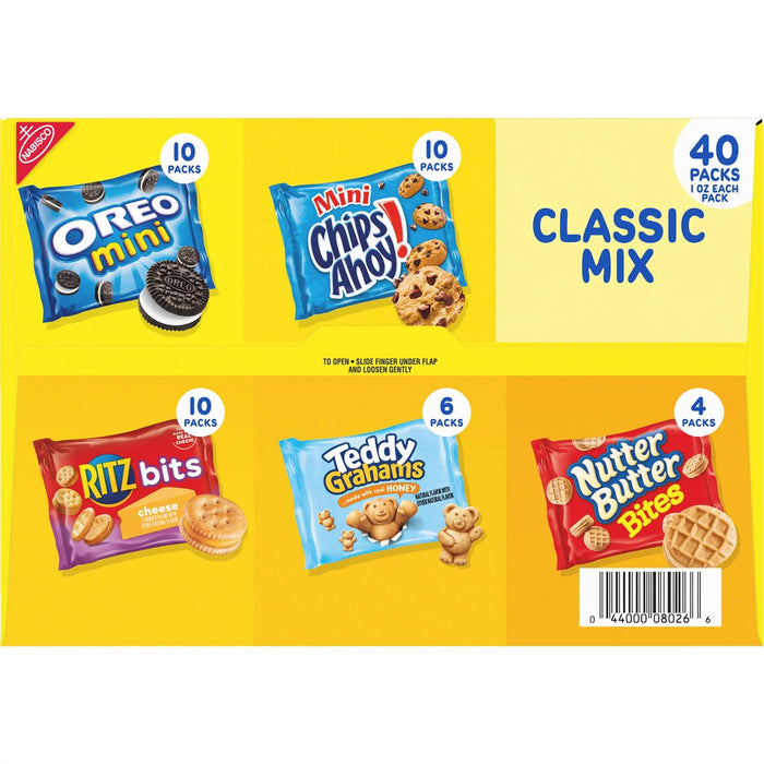 Nabisco Classic Mix Cookie and Cracker, Variety Pack, 40 pk.