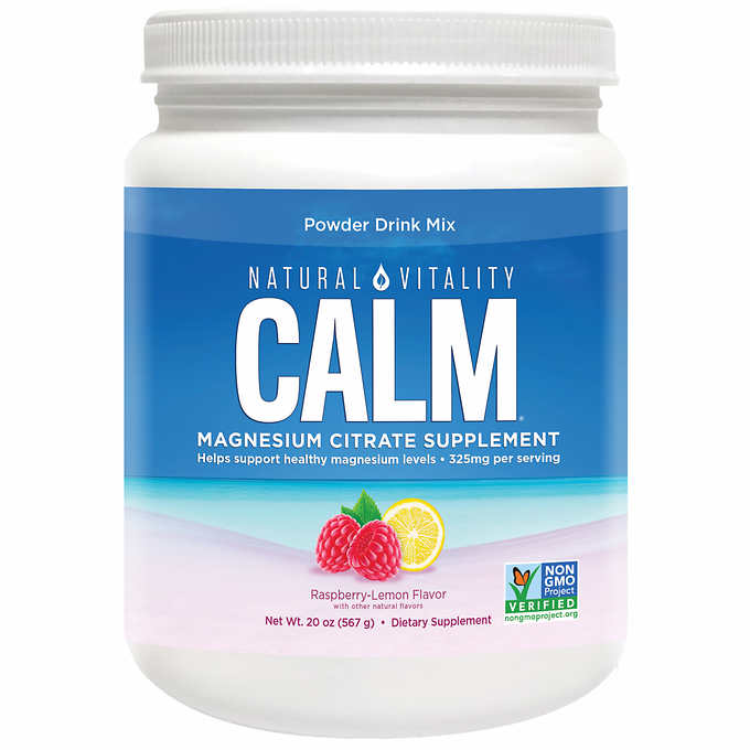 Natural Vitality Calm Magnesium Powder, 20 Ounces