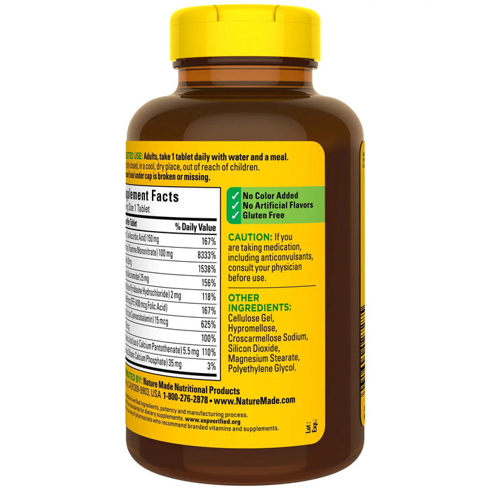Nature Made Super B Complex Tablet, 460 ct.