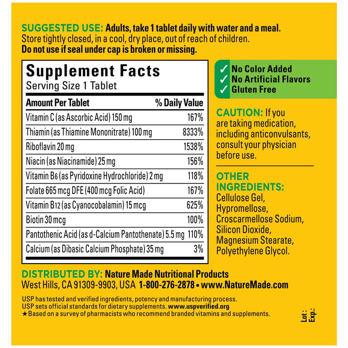 Nature Made Super B Complex Tablet, 460 ct.