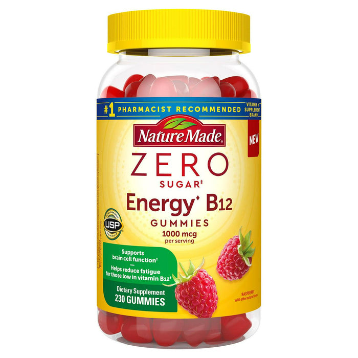 Nature Made Zero Sugar Vitamin B-12 Gummies, 230 Count