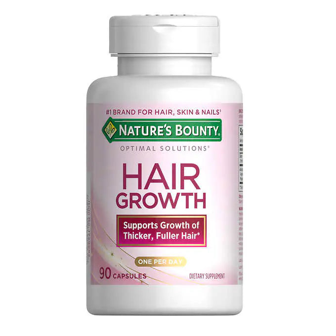 Nature's Bounty Optimal Solutions Hair Growth, 90 Capsules