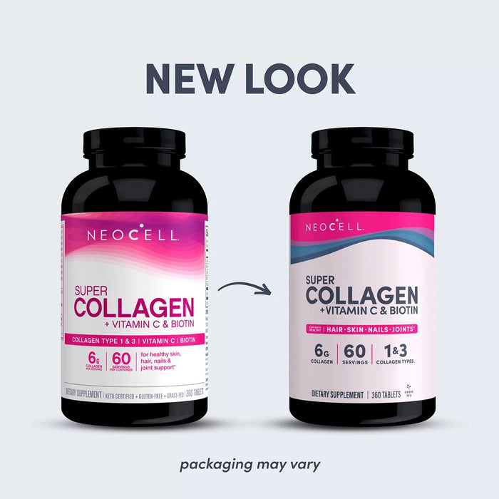 NeoCell Super Collagen + Vitamin C and Biotin Tablets 360 ct.