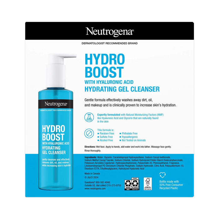 Neutrogena Hydro Boost Hydrating Gel Cleanser, 7.8 fl. oz., 3 pk.