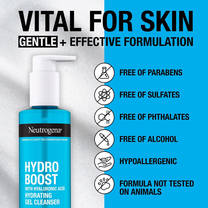 Neutrogena Hydro Boost Hydrating Gel Cleanser, 7.8 fl. oz., 3 pk.