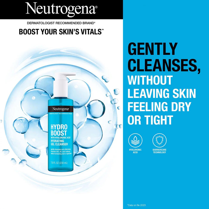 Neutrogena Hydro Boost Hydrating Gel Cleanser, 7.8 fl. oz., 3 pk.