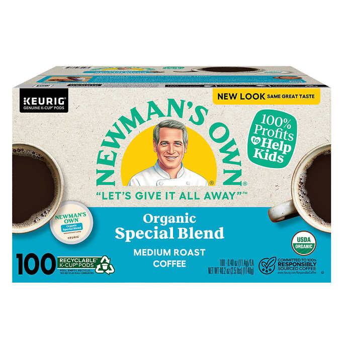 Newman's Own Organics Coffee Special Blend K-Cup Pod, 80-count