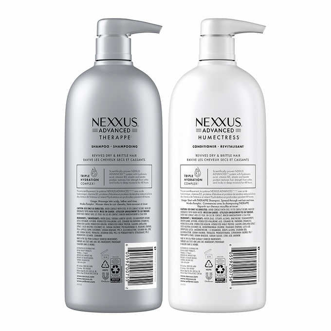Nexxus Shampoo and Conditioner Therappe and Humectress 33.8 oz 2 Count