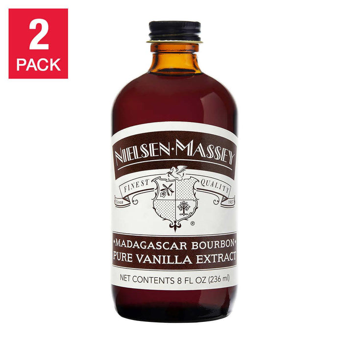 Nielsen-Massey Madagascar Bourbon Pure Vanilla Extract, 8 oz., 2-pack