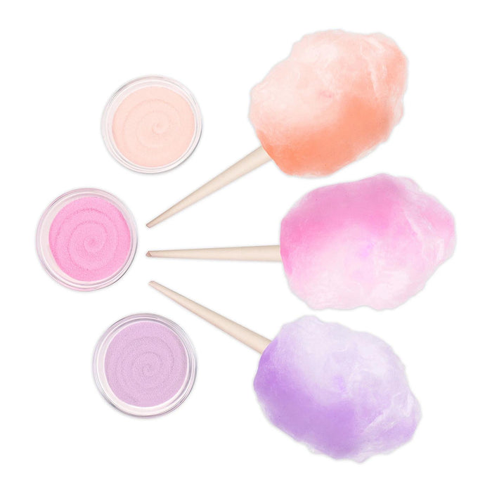 Nostalgia Cotton Candy Flossing Sugar - Grape, Pink Bubble Gum, Orange - 3 Pack