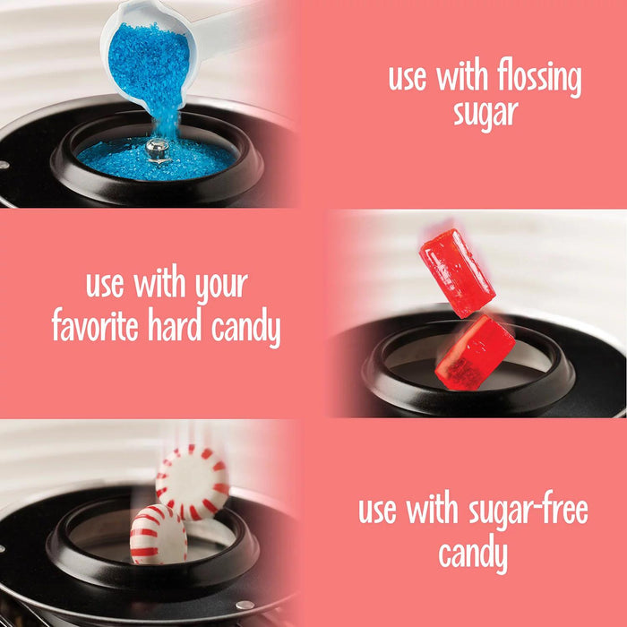 Nostalgia Retro Hard and Sugar-Free Cotton Candy Maker