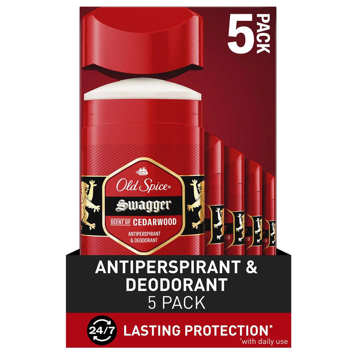 Old Spice Swagger Antiperspirant and Deodorant for Men, 2.6 oz., 5 pk.