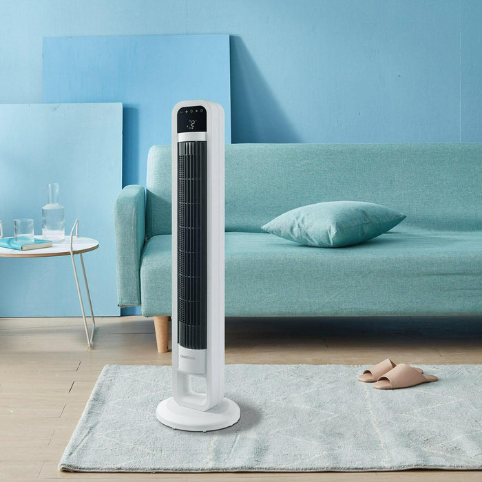 OmniBreeze Tower Fan with Internal Oscillation and Wi-Fi