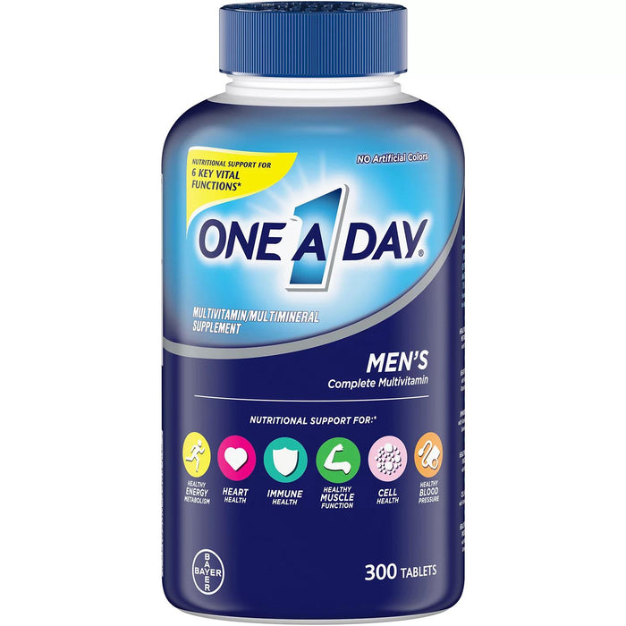 One A Day Men's Health Formula Multivitamin Tablets 300 ct.