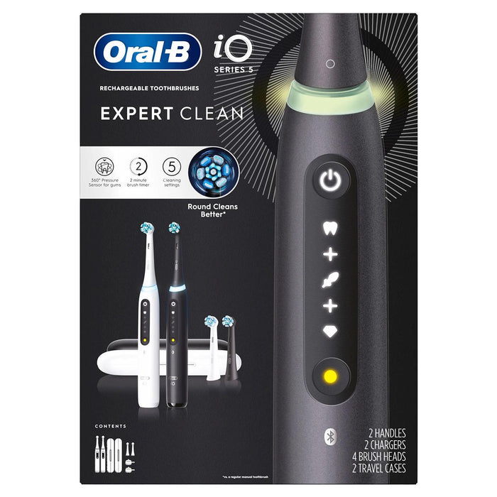 Oral-B iO Series 5 Rechargeable Toothbrush Twin Pack