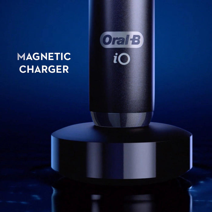 Oral-B iO Series 7s Electric Toothbrush, Black Onyx and White Alabaster 2 pk., 4 Brush Heads