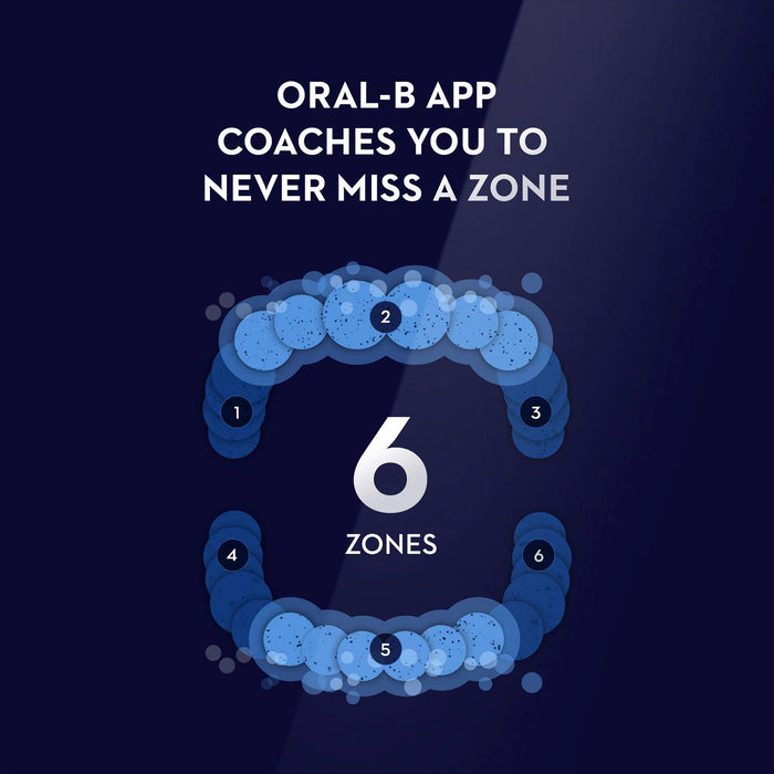 Oral-B iO Series 7s Electric Toothbrush, Black Onyx and White Alabaster 2 pk., 4 Brush Heads