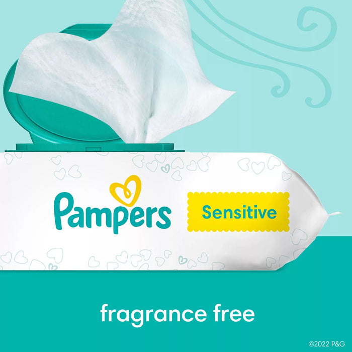 Pampers Sensitive Baby Wipes, Fragrance Free, 16 pks., 896 wipes