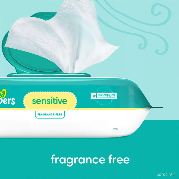 Pampers Sensitive Baby Wipes, Fragrance Free, 16 pks., 896 wipes