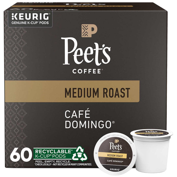 Peet s Coffee Café Domingo K-Cup Pod, 60-count
