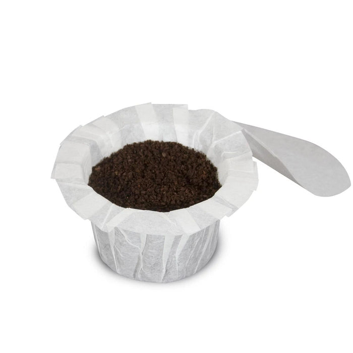 Perfect Pod EZ-Cup 2.0 Filters Disposable 100% Biodegradable Single Serve Paper Coffee Filters, 200 Ct