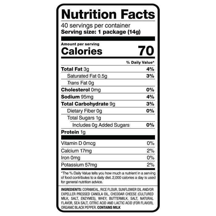 Pirate's Booty Aged White Cheddar Puffs, 0.5 oz., 40 pk.