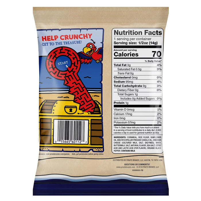 Pirate's Booty Aged White Cheddar Puffs, 0.5 oz., 40 pk.