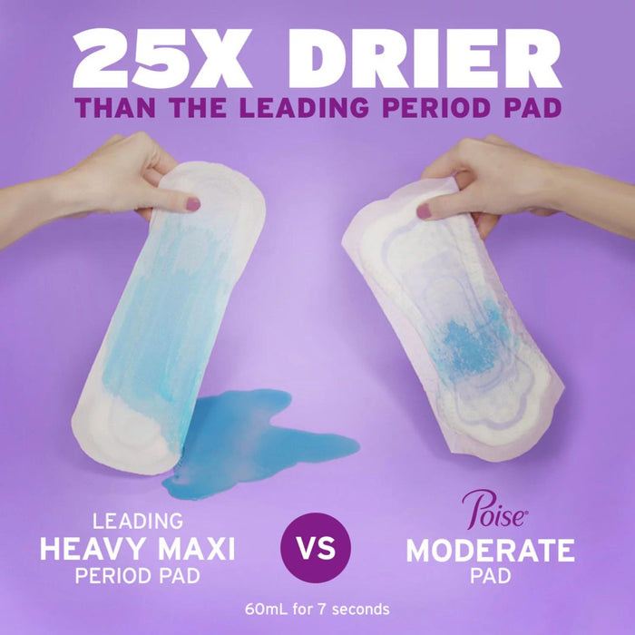 Poise Fresh Protection Postpartum Incontinence Pads, Long - Choose your Size