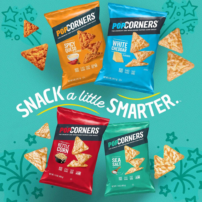 PopCorners Sweet and Salty Kettle Corn Popped-Corn Snack, 18 oz.