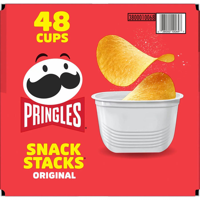 Pringles Snack Stacks Original Potato Crisps, 0.67 oz., 48 pk.