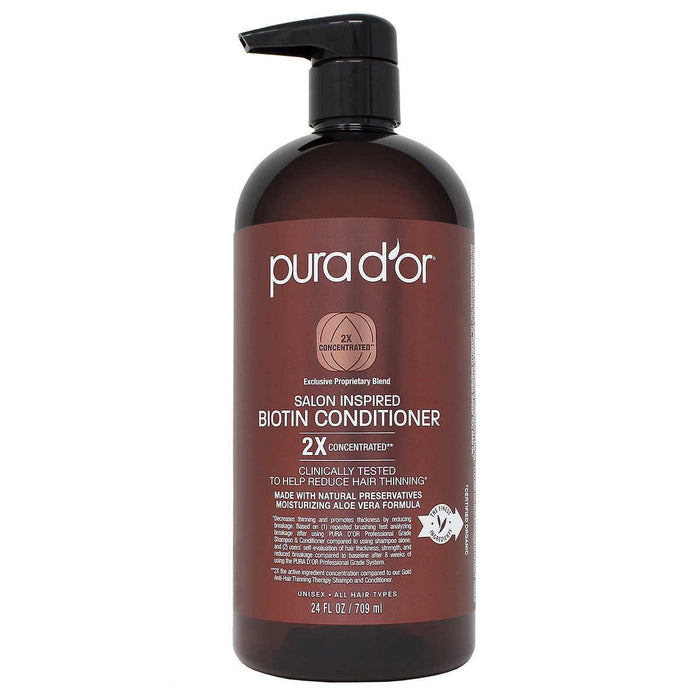 Pura d'or Salon Inspired Biotin Shampoo and Conditioner Duo