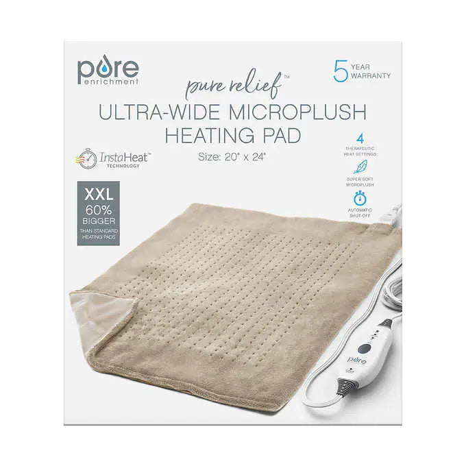 Pure Enrichment Weighted Warmth Back and Neck Heating Pad
