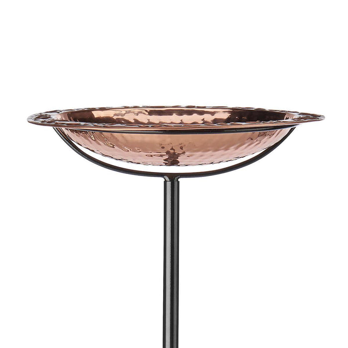 Pure Copper Standing Bird Bath by Good Directions