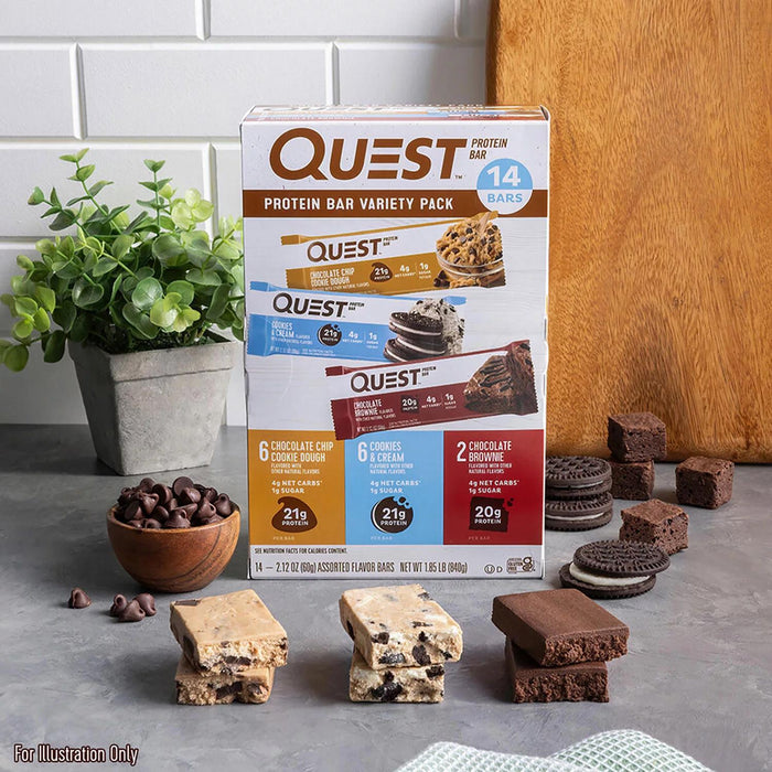 Quest Gluten Free Protein Bars, Variety Pack, 14 ct.