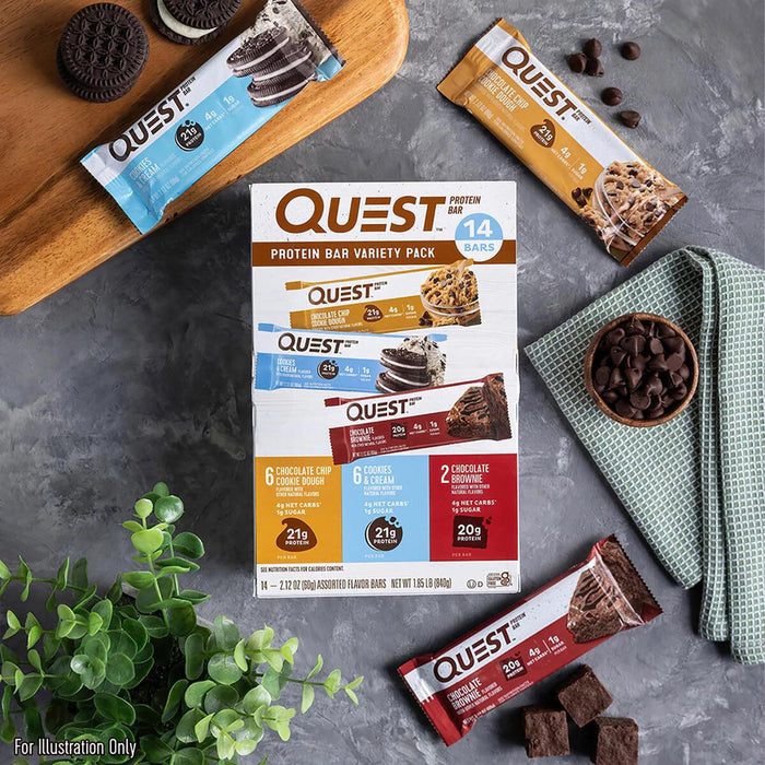 Quest Gluten Free Protein Bars, Variety Pack, 14 ct.